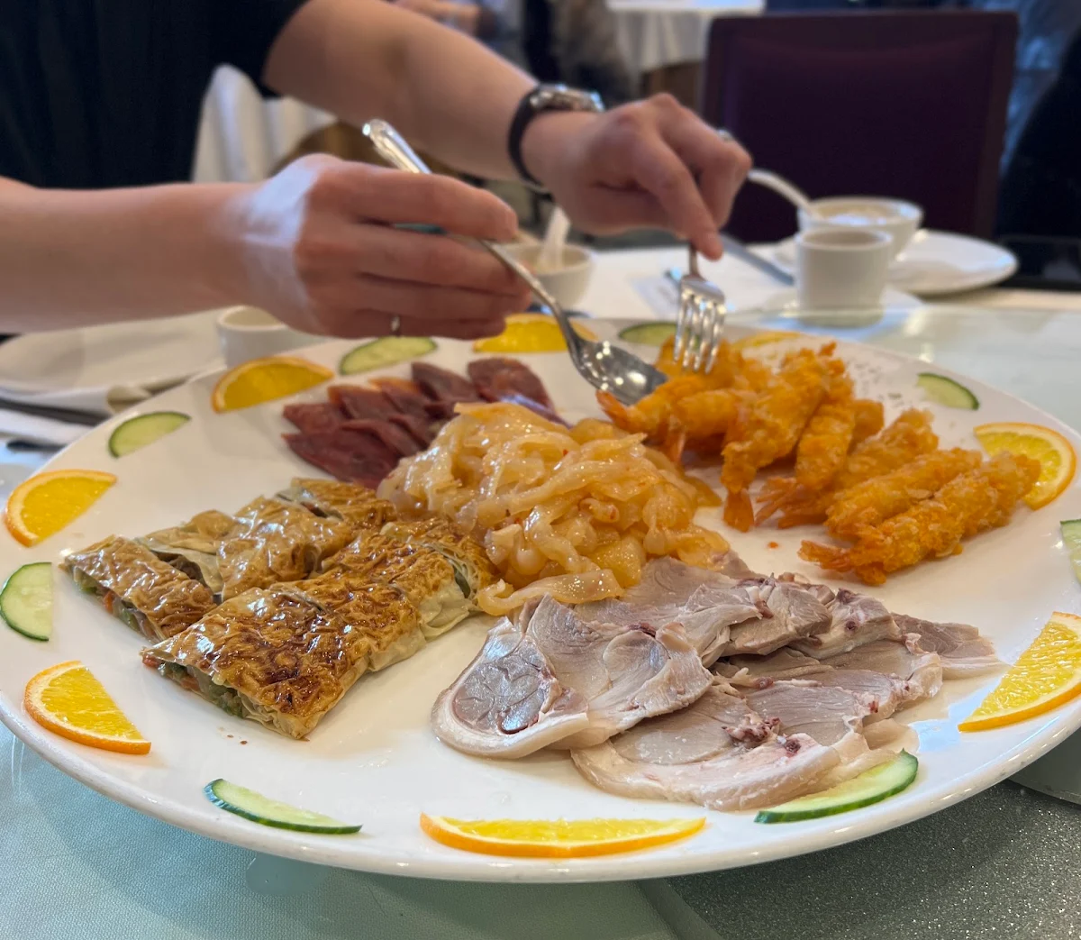 lee garden cold cut platter 利苑五福大拼盤